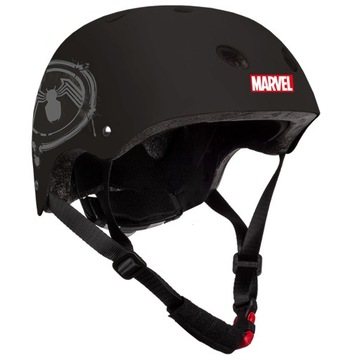 KASK SKATE Rowerowy Hulajnoga Rolki Deskorolka SPIDERMAN VENOM M