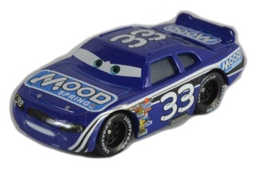 MATTEL CARS AUTA CZAREK BUŁA BANKS NO.33 MOOD SPRINGS 1:55 z PL