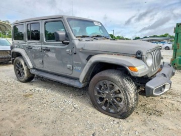 Jeep Wrangler IV 2021 Jeep Wrangler Unlimited Sahara 4xe 2021 2.0 Hybryda 375KM, zdjęcie 4