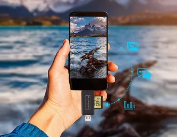 Устройство чтения карт памяти SD 5 в 1, USB-накопитель USB-C OTG, адаптер MicroSD TF