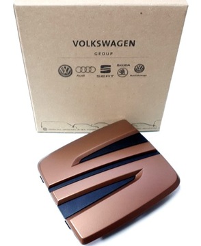 LOGO ZNACZEK EMBLEMAT ORG SEAT CUPRA 5F0853679C NOWY MIEDZ
