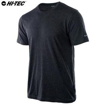 Koszulka Męska HI-TEC PLAIN T-Shirt Podkoszulek Limitowana Bawełniana L