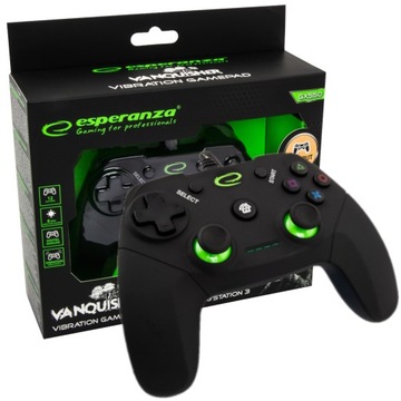 PAD PRZEW. VANQUISHER DO PS3 PC GAMEPAD Z WIBRACJAMI USB KONTROLER DO GIER