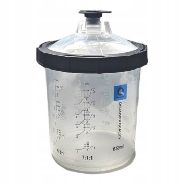 Sada kelímků Pps na míchání laku 650 ml 125 mikro 50 Ks kelímků Q-refini