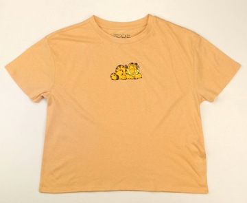 Koszulka damska młodzieżowa T-shirt Nickelodeon GARFIELD r. M Krótka Kot