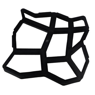1 szt. Urządzenie do tworzenia ścieżek spacerowych Ponownie wykorzystane formy betonowe Kostka brukowa Ścieżka DIY 35x35x3,6 cm