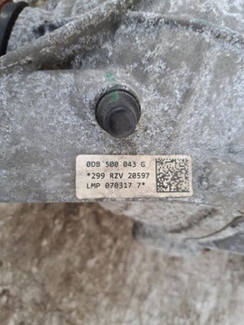 AUDI 0DB500043G NÁPRAVA DIFER ZADNÍ