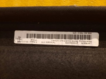 PORSCHE MACAN 95B POLIČKA KUFRU 95B867769H *