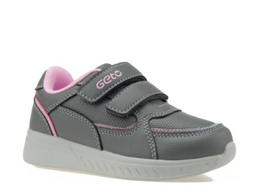 ADIDASY DZIEWCZĘCE BUTY DZIECIĘCE SPORTOWE TRAMPKI SZARE R. 34