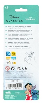 DŁUGOPIS WIELOKOLOROWY STITCH ORYGINALNY STICZ