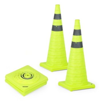 Pachołek Drogowy Ostrzegawczy Składany Odblask Słupek Odblaskowy 60cm
