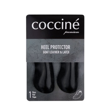Туфли на каблуке Coccine черного цвета из козьей кожи