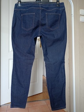 Spodnie tregins dżins 44 strecz c&a rurki