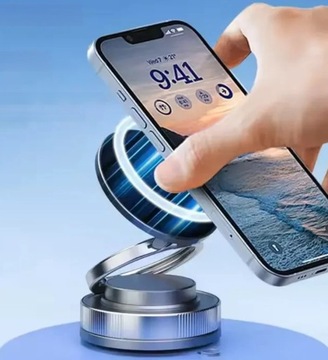 Магнитный автомобильный держатель для телефона, вращающийся на 360°, прочный и прочный