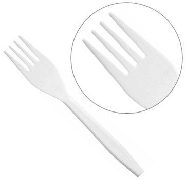 ОДНОРОДНЫЕ ПЛАСТИКОВЫЕ ВИЛКИ ДЛЯ ГРИЛЯ 100 ШТ.