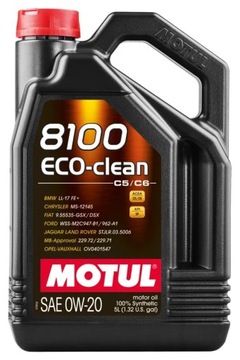 MOTUL 8100 Eco-Clean 0W-20 5L Olej Silnikowy Hybrydy