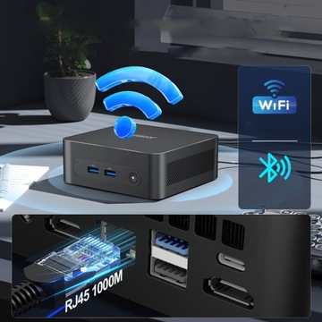 Ninkear N10 Mini PC Computer Intel N100 16GB DDR4 + 512 ГБ SSD 3,4 ГГц 4K