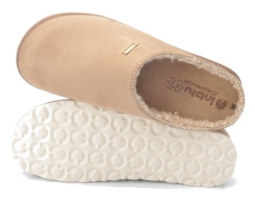 INBLU МЕХОВЫЕ ТАПОЧКИ ЖЕНСКИЕ ТАПОЧКИ CS34 BAMBOSZE 37