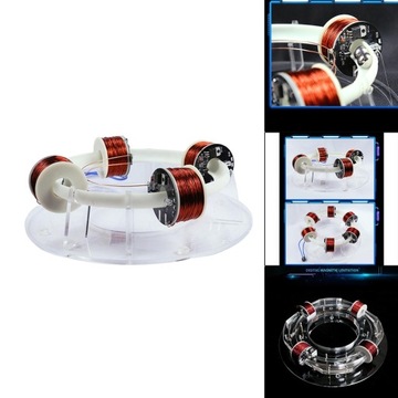 Instrument do eksperymentu fizycznego Cyklotron High Tech Toys Fizyczne 4 cewki