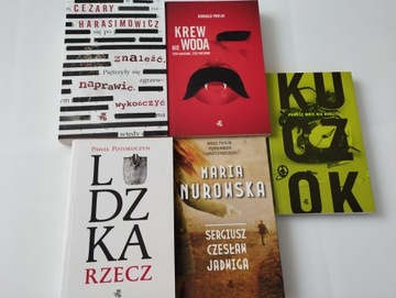 Paka x5 Krew nie woda Nurowska Kuczok Ludzka rzecz Potoroczyn Harasimowicz