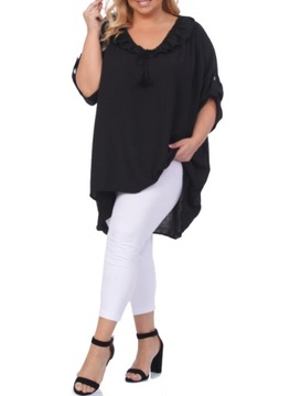 Tunika bluzka MICHELL 4XL - 6XL czarna