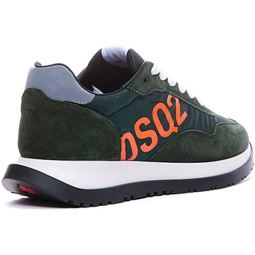 DSQUARED2 Running włoskie sneakersy buty GREEN ITALY roz.40