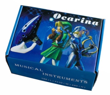 Jeremi 12SED-AC-001 керамическая окарина СИНЯЯ