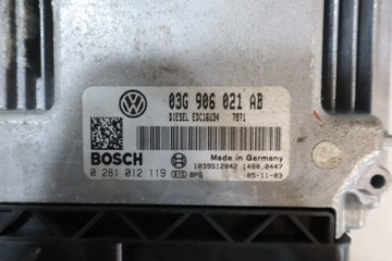 JEDNOTKA MOTORU VOLKSWAGEN PASSAT B6 2.0TDI