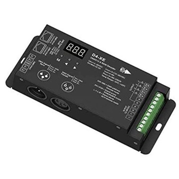 4CH D4-XE 32A DMX Decoder PWM Flicker Free Smooth Dimmregis 4CH D4-XE 32A D