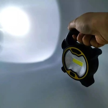 МОЩНАЯ COB СВЕТОДИОДНАЯ ЛАМПА ДЛЯ МАСТЕРСКИХ С РУЧКОЙ