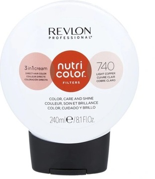 Revlon Nutri Color 740 Light Copper Maska 240 ml