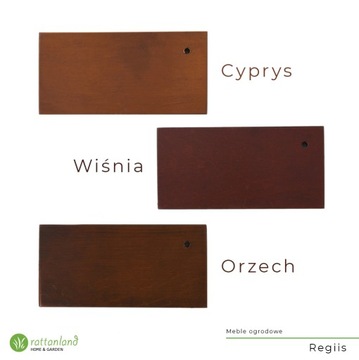 Комплект садовой мебели от польского производителя, дерево ольха и чугун.