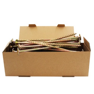 ШУРУРЫ СТОЛЯНЫЕ 8Х240 ПО ДЕРЕВО С ПЛИСТОЧНОЙ ГОЛОВКОЙ - 50 ШТ.