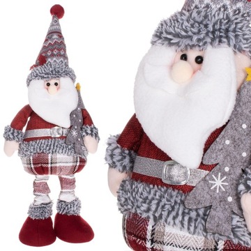 MIKOŁAJ PREZENT NA ŚWIĘTA FIGURKA ŚWIĄTECZNA 65cm