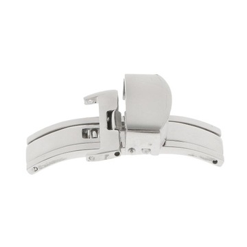 StainlESS Steel Butterfly Clasp Watch Buckle Push Belt Strap 16mm