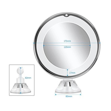 PODŚWIETLANE LUSTERKO DO MAKIJAŻU POWIĘKSZAJĄCE