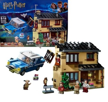 KLOCKI HARRY POTTER Privet Drive 4 LATAJĄCY SAMOCHÓD DOM HARRY'EGO 797 el.