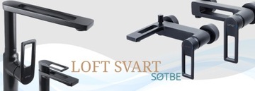 Смеситель для душа SHOWER ROD, смеситель для умывальника, LOFT SET