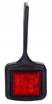 LAMPA OBRYSOWA LED OBRYSÓWKA BIAŁO CZERWONA LAWETA