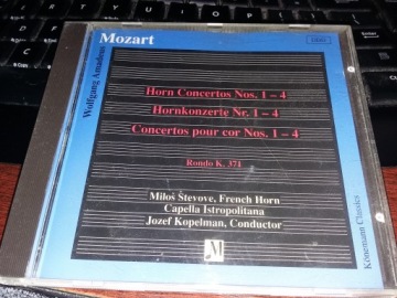 Концерты Моцарта Валторны 1-4 Рондо Стиве Копельман CD