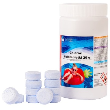 Chemia Basenowa Multitabletki 20g 1kg Chlorox