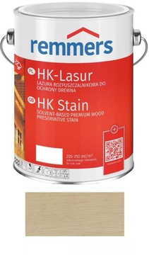 Remmers HK-Lasur Lazura drewna 2,5 Srebrnoszary