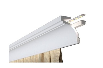 MASKOWNICA KARNISZA LISTWA KARNISZOWA, maskownica osłona MD161 9 cm