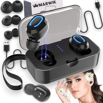 SŁUCHAWKI BEZPRZEWODOWE DOUSZNE T18s NA SIŁOWNIE BLUETOOTH DO BIEGANIA IPX7