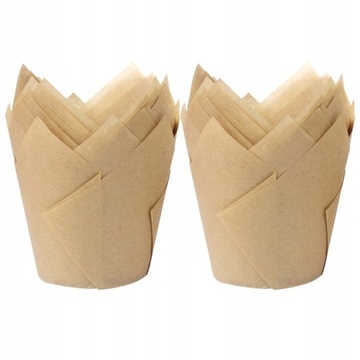 Papilotki Papierowe Foremki do Muffinek 100 Szt