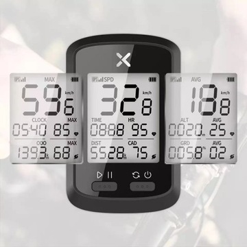 Велосипедный компьютер XOSS G+ с беспроводным GPS-навигатором ANT+