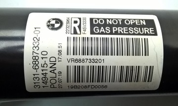 BMW 2 F45 F46 TLUMIČ PRAVÝ PŘEDNÍ OE 3131 6887332