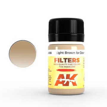 AK 065 Filter Light Brown for Desert Yellow