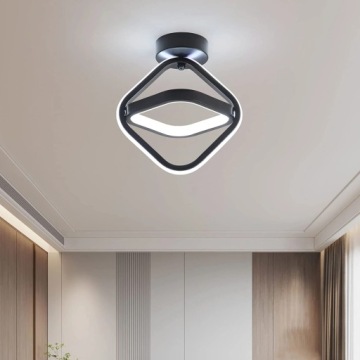 ЧЕРНАЯ ЛЮСТРА ПОТОЛОЧНАЯ СВЕТИЛЬНИК, LOFT LED PLANE 24W