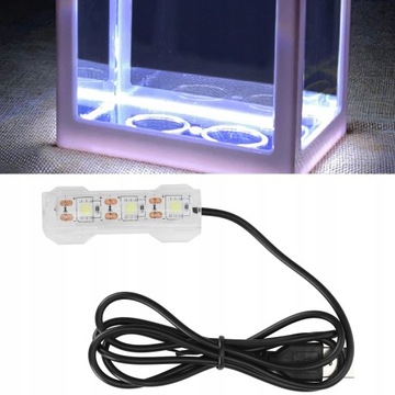 MAŁE ŚWIETLÓWKA LED LAMPA AKWARIUM 6X2CM